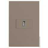 Conjunto USB 1.0A Horizontal 4x2 - RECTA FENDI SATIN FOSCO